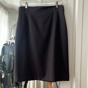 MAXMARA classic pencil skirt grey high waisted